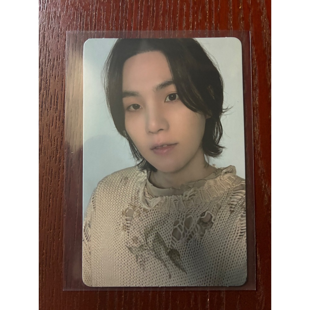 BTS Suga official AgustD D-DAY Album Photocard